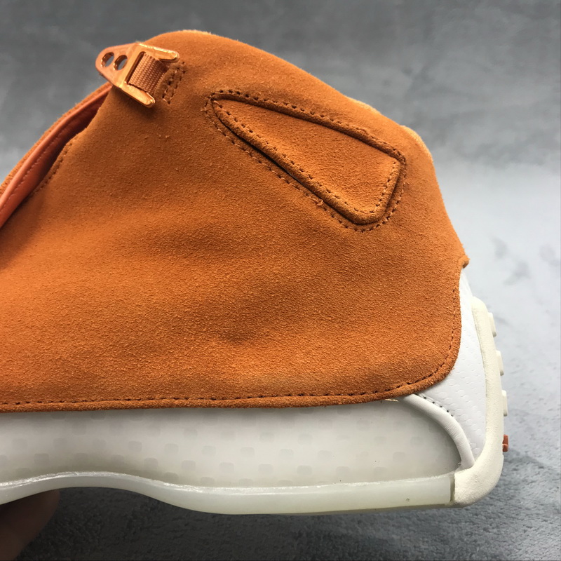 Authentic Air Jordan 18 Orange Suede